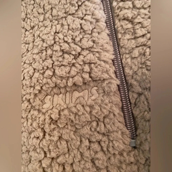 SOLD OUT Skims Teddy joggers tigers eye super soft zip pockets size XL - Picture 8 of 13